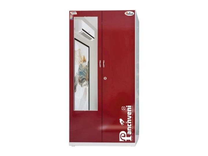Steel almirah with mirror — Marudhar Furniture catalogue MF-206