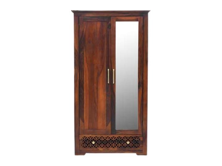 Sheesham-finish wardrobe — Marudhar Furniture catalogue MF-210