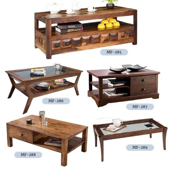 Center Tables, TV Units & Diwan — Marudhar Furniture catalogue MF-281 – MF-289