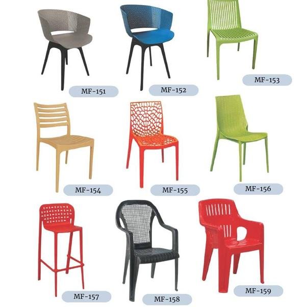 Plastic Chairs — Marudhar Furniture catalogue MF-133 – MF-145 · MF-151 – MF-159 · MF-188 – MF-194
