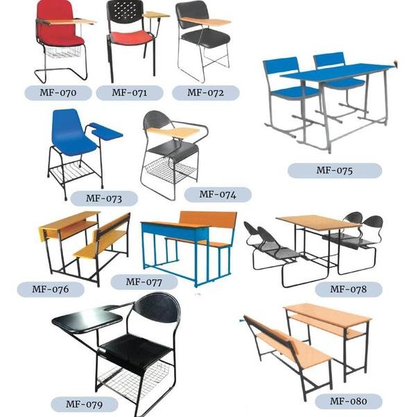 School & College Furniture — Marudhar Furniture catalogue MF-070 – MF-080
