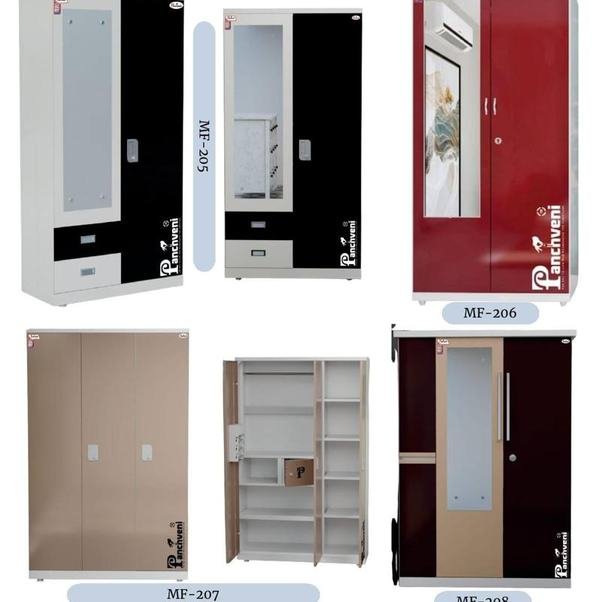 Steel Almirahs & Laminate Wardrobes — Marudhar Furniture catalogue MF-205 – MF-209 · MF-221 – MF-225 · MF-244 – MF-250